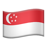 drapeau : Singapour (Drapeaux - Drapeau du pays)