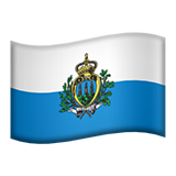 vlag: San Marino (vlaggen - Land vlag)