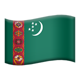 flagga: Turkmenistan (flaggor - Land-Flag)