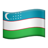 vlag: Oezbekistan (vlaggen - Land vlag)