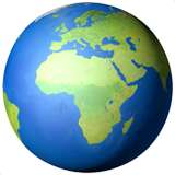 Globe Showing Europe-Africa (Travel & Places - Place-Map)