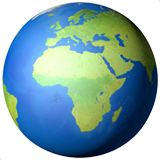 jordglob Europa–Afrika (Resor och platser - Place-Map)