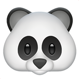 rosto de panda (Animais e Natureza - Animal-MamÃ­fero)