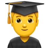 Man Student (Smileys & People - Person-Role)