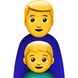 família: homem e menino (Smileys & Pessoas - FamÃ­lia)