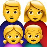 Family: Man, Woman, Girl, Boy (Smileys & People - Family)