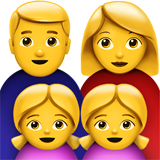 Family: Man, Woman, Girl, Girl (Smileys & People - Family)