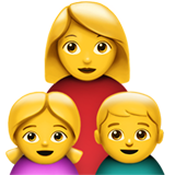 Family: Woman, Girl, Boy (Smileys & People - Family)