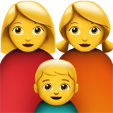 Family: Woman, Woman, Boy (Smileys & People - Family)