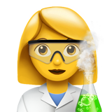 cientista mulher (Smileys & Pessoas - Papel da Pessoa)