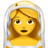 Bride With Veil (Smileys & People - Person-Role)