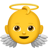 bebê anjo (Smileys & Pessoas - Pessoa-fantasia)