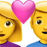 casal apaixonado (Smileys & Pessoas - FamÃ­lia)