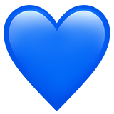 cuore azzurro (Faccine e persone - Emozione)