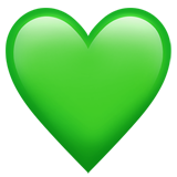 cuore verde (Faccine e persone - Emozione)