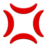 symbol gniewu (UÅ›mieszki i ludzie - Emocja)