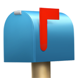 Closed Mailbox With Raised Flag (Objects - Mail)