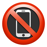 No Mobile Phones (Symbols - Warning)