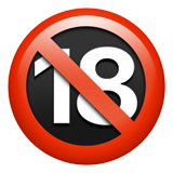No One Under Eighteen (Symbols - Warning)