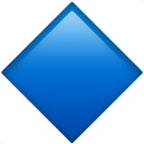Large Blue Diamond (Symbols - Geometric)