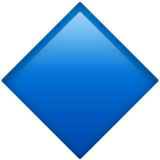 große blaue Raute (Symbole - Geometrisch)