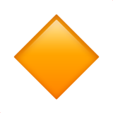 Small Orange Diamond (Symbols - Geometric)