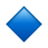 Small Blue Diamond (Symbols - Geometric)