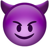 Smiling Face With Horns (Smileys & People - Face-Fantasy)