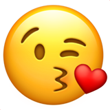 Face Blowing A Kiss (Smileys & People - Face-Positive)