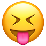 Squinting Face With Tongue (Smileys & People - Face-Neutral)