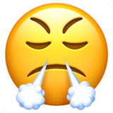 Face With Steam From Nose (Smileys & People - Face-Negative)