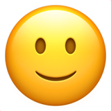 Slightly Smiling Face (Smileys & People - Face-Positive)