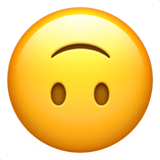 omgekeerd gezicht (Smileys en mensen - Face-neutraal)