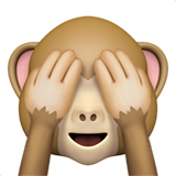 See-No-Evil Monkey (Smileys & People - Monkey-Face)