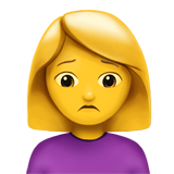 Person Frowning (Smileys & People - Person-Gesture)
