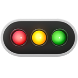 Horizontal Traffic Light (Travel & Places - Transport-Ground)