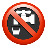 Non-Potable Water (Symbols - Warning)