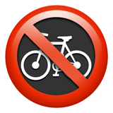 No Bicycles (Symbols - Warning)