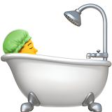 personne prenant un bain (Smileys & Personnes - Personne-ActivitÃ©)