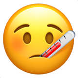 Face With Thermometer (Smileys & People - Face-Sick)