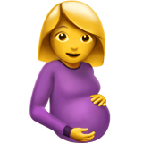 femme enceinte (Smileys & Personnes - Personne-RÃ´le)