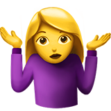 Person Shrugging (Smileys & People - Person-Gesture)