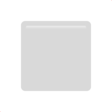 White Medium-Small Square (Symbols - Geometric)
