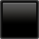 Black Large Square (Symbols - Geometric)