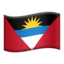 flaga: Antigua i Barbuda Emoji (Apple)