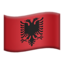 drapeau : Albanie Emoji (Apple)