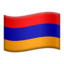 vlag: Armenië Emoji (Apple)