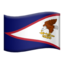 flaga: Samoa Amerykańskie Emoji (Apple)