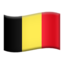 drapeau : Belgique Emoji (Apple)