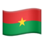 bandiera: Burkina Faso Emoji (Apple)